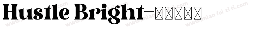 Hustle Bright字体转换